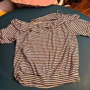 This is a striped H&M Top Size 14 kids